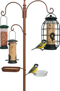 DIVCHI Bird Feeder Station – Outdoor Wild Bird Feeding Stand