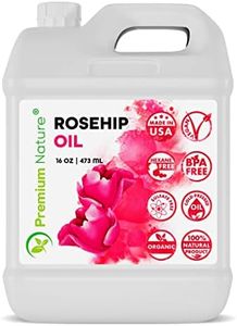Cold Pressed Unrefined Rosehip Seed and Fruit Oil - 473 ml - Bulk Size - Oil for skin