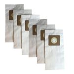 6 Bissell Style 1, 4, & 7 Allergen Vacuum Bags Designed To Fit Bissell Powerforce, PowerGlide, Plus, Lift-Off, Power Trak Series; Compare To Part # 30861 ; Designed & Engineered By Crucial Vacuum