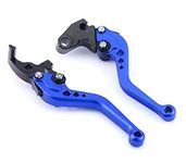 Meenu Arts R15 V3 Non-ABS Only (NOT for V1 and V2) Adjustable Brake Clutch Lever (Blue)