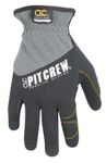 Custom Leathercraft 217X Speed Crew Mechanics Gloves, Black/Gray, XLarge