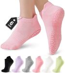 Veymitour 6 Pairs Pilates Socks for