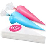 16 Inch Piping Bags Disposable, 100PCS Extra Thick Pastry Bags, Large Frosting Bags, Cake Decorating Bags, Decorating Bags Large Piping Bags, Decorating Bags