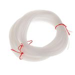 On Blow 120 Meters 0.90 mm Clear Nylon String Thread, Fishing Line for Boat, Casting Fishing Hook Tying (Pack of 6 Rings Each Ring Length 20 Meters)