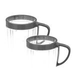 NutriBullet NBM-VE003AMZ Lip Ring with Handle (Set of 2).25 Lbs, Grey