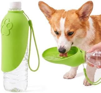 Portable Dog Water Bottle Foldable Dog Travel Water Bottle (Green, 1 PCS)