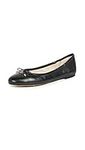 Sam Edelman Women's Felicia Ballet Flat, Black Leather, 6.5 UK