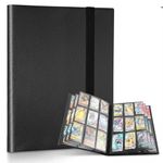 9-Pocket Trading Card Binder, 24 Pages Holding 432 Pockets, PU Trading Card Album Card Folder Card Binder Holder Album for MTG, TCG, Pokemon Yu-Gi-Oh, Basketball Sports Cards, Game Cards