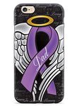 Inspired Cases 3D Textured In Loving Memory of My Dad - Purple Ribbon Case for iPhone 6 & 6s