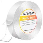 Wide Double Sided Nano Tape,[300cm*40mm*2mm]Reusable Removable Gel Grip Tape,Multifunctional Washable Non-Marking Nano Tape for Paste Carpets,Fixed Items,Office and Kitchen Home Items