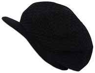 Rasta Hat Jamaica Marley Reggae Cap Rastafari Dreadlocks Tam Roots Cotton Africa (Black)