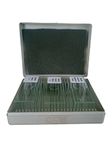 BEXCO 25 Zoology Prepared Microscope Slides Lab Specimens with Box