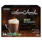 Laura Secord Mint Hot Chocolate Mix K-Cup Coffee Pods, 24 Count for Keurig Coffee Makers