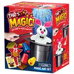 That's Magic Magic Hat Set - Featuring 75 Fun Easy Tricks and For Young Magicians - Helps Build Child's Motor Skills and Confidence - Includes Plush Rabbit, Props, Videos and Instructions, 7+ Years