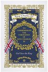 Ulster Weavers - King Charles Coronation - Tea Towel - Special - 74 x 48cm in Navy