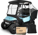 10L0L 4-Passengers Golf Cart Driving Enclosure for Club Car Precedent, Clear Window Rain Cover All Weather Waterproof Windproof Snowproof Storage Covers