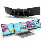 Teamgee Portable Monitor for Laptop, 14" Full HD, Portable Monitor for laptop, Dual Triple Screen Work with 13.3" -17.3" PC Mac Windows Chrome