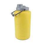 Tahoe Trails 1 Gallon Vacuum Insulated Water Bottle,1 Gallon Stainless Steel Double Walled Water Jug,18/8 Food-Grade Stainless Steel Insulated Water Bottle for Hot and Cold Drinks Water Bottle-YELLOW