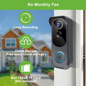 Wireless 1080P Video Doorbell Camera – HD Smart Home Security