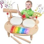 Ehome Kids Baby Drum Set, 10 in 1 B