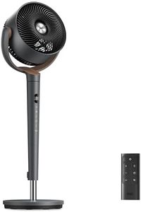 Dreo Smart Fan for Bedroom, 120° Oscillating Standing Fan, DC Motor, Quiet Pedestal Fans, 8 Speeds, 6 modes, 23dB Low Noise, Floor Fan for Whole Room, 35-40'' Adjustable Height, with Wi-Fi/Voice