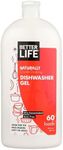 Better Life Dishwasher Detergent Gel - Automatic Dishwasher Cleaner - Concentrated Liquid Gel Dish Detergent Soap - 30oz Unscented