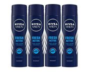 Nivea Active Deodorant For Men (Pack Of 4)