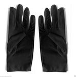 Adult Mens Scream Style Short Black Gloves (struts-1246)