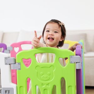 Baby Playpen – 14 Panel Multicolour Safety Play Yard