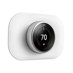 Compatible with Google Nest Thermostat 1st/2nd/3rd Wall Plate Cover - Petrichor Nest Thermostat Trim Kit, Made for Google Nest Thermostat 1st/2nd/3rd, Cover Imperfections Easy to Install - Snow