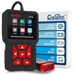 Creator C410 OBD2 Code Reader Fit for BMW and Mini EPB ABS SRS DPF Oil Reset Multi System Scan Tool with Battery Registration OBDII Scanner Diagnostic Scan Tool