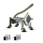 VEVOR French Fry Cutter, Potato Slicer with 1/2-Inch and 3/8-Inch Stainless Steel Blades, Manual Potato Cutter Chopper with Suction Cups, Great for Potato, French Fries, Cucumber, Vegetables, Carrot