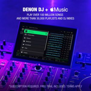 Denon DJ PRIME 4+ White DJ Controller – 4-Deck Standalone Mixer