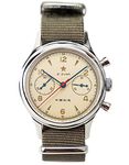 Seagull 1963 38mm SwanNeck w/Extra Brown Leather Band ST1901 Movement Sapphire Crystal Men's Chronograph Pilot Watch SU1963BNX