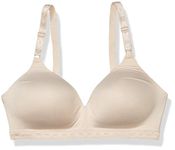 Warner's Women's Blissful Benefits Ultrasoft Wirefree T Shirt Bra, Butterscotch, 34B UK