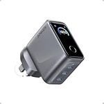 Anker Prime USB C Charger, 160W 3-Port Compact USB C GaN Charger, Smart Display and Touch Control, 140W Any-Single-Port Charging for MacBook, iPad, iPhone 17/16 Series, and More (Cable Not Included)