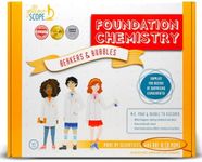 Yellow Scope Chemistry Kit, Science Experiment for Girls & Boys, STEM Activities for Kids Ages 8-12, Beakers & Bubbles Foundation Chem Set