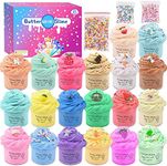 Fluffy Slime Kit with 20 Pack Mini 