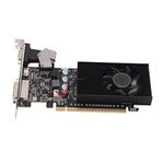 GT610 Graphics Card, 2GB DDR3 64bit 810MHZ 1000MHZ Frequency 2560x1600 Resolution PCI Express X16 Desktop PC Graphics Card Support DirectX11