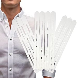 Chrome Cherry CollarLift | Adhesive Placket Collar Stays for Men's Dress Shirts | Discrete & Disposable Shirt Collar Stays for Men For A Sharp Look & Bold Hold | No Messy Or Floppy Collar Strips