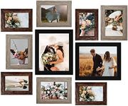 LUCKYLIFE Picture Frame Set 10-Pack