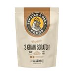 Scratch and Peck Feeds - Cluckin’ Good Organic 3-Grain Scratch for Chickens and Ducks - Organic and Non-GMO Project Verified - 10-lbs