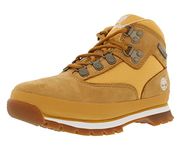 Timberland Euro Hiker Leather and Fabric Boot (Toddler/Little Kid/Big Kid),Wheat,2 M US Little Kid