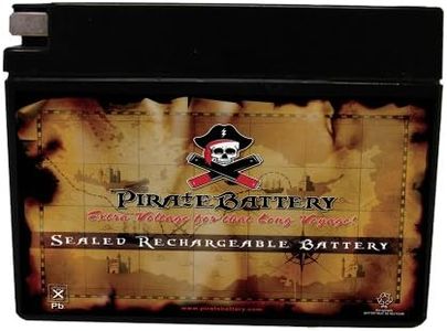 Pirate Battery 4B-BS Maintenance Free Replacement Battery for Suzuki and Yamaha Motorcycle: 12 Volts, 3 Amps, 2.3 Ah, Tab Terminal