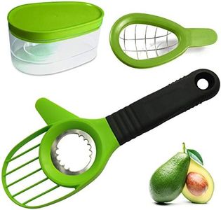 Avocado 3 Piece Set Avocado Slicer, Knife, Peeler, Pitter, Cuber, Dicer, Keeper For Everything That You Will Ever Need For Your Avocados