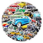 Classic Cars Stickers for Laptop(102 Pcs),Gift for Kids Teens Adults Girl,Classic Vintage Car Waterproof Stickers for Water Bottle,Vinyl Stickers for Scrapbook,Journal,Dairy,Skateboard