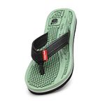 Ortho + Rest Doctor Orthopedic Slippers for Women | Anti-Skid Health Flip Flops with Acupressure Massage Footbed | Super Soft and Comfortable Doctor Chappal for Pain Relief Green