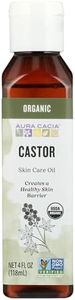 Aura Cacia Organic Skin Care Oil, Castor, 4 Fluid Ounce