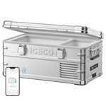 ICECO APL20 12 Volt Car Refrigerator, 21 Quart (20 Liter) Light Duty Aluminum 12V Car Fridge, SECOP Nano Compressor, -4℉~68℉, 12/24V DC, 100-240V AC for Outdoor, Camping, RV, Truck, Boat