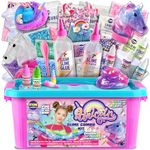 Unicorn Slime Making Kit for Girls, Funkidz Slime Kits For Kids Make Your Own Fluffy Slime With Unicorn Charms Supplies For Kids Activity Party Favor Nice Birthday Gift For Girls and Boys Age 6 and Up